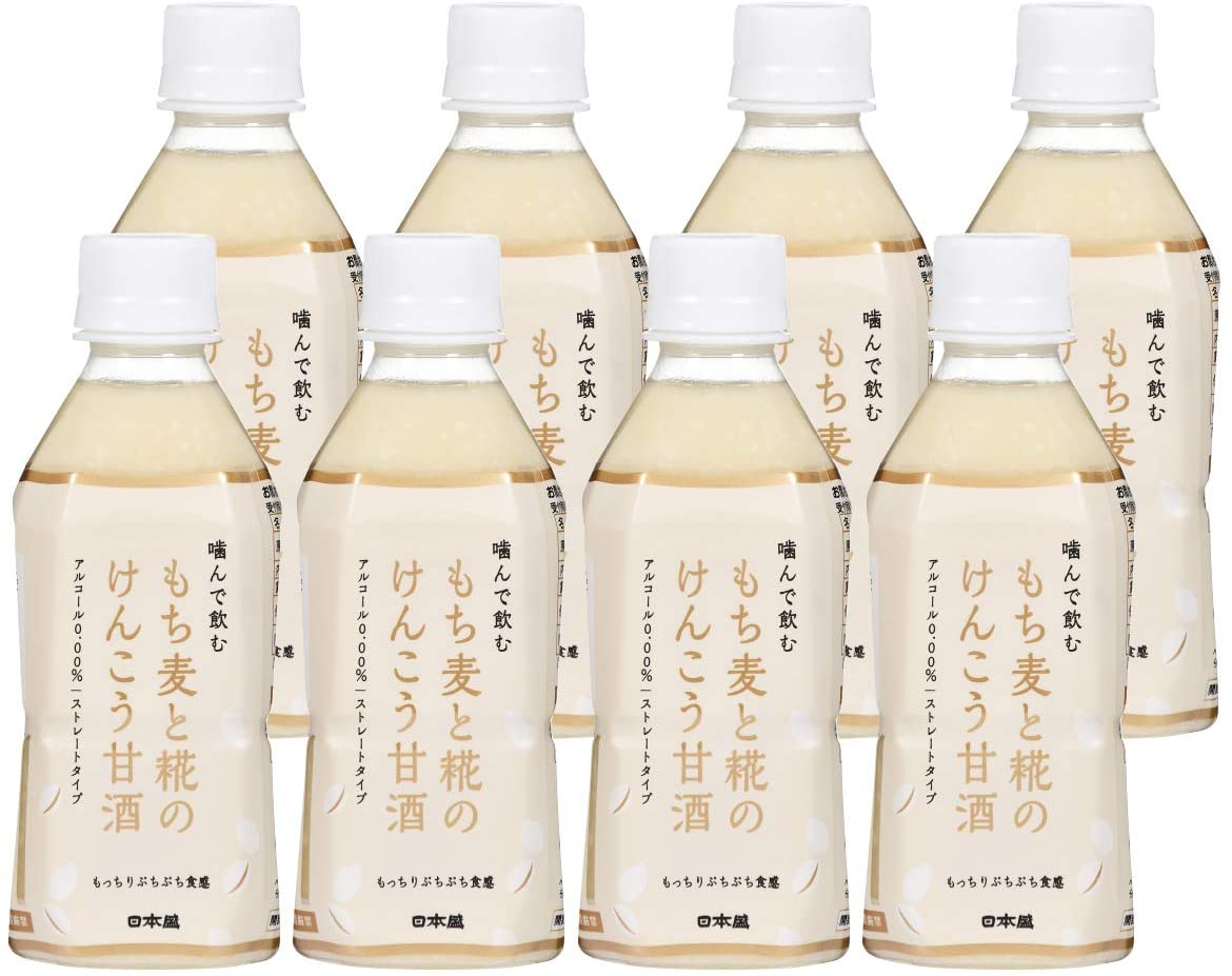 日本盛 もち麦と糀のけんこう甘酒 350ml×8本