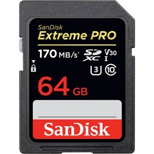 SanDisk Extreme Pro 64GB SDXCカード UHS-I U3 SDSDXXY-064G-GN4IN