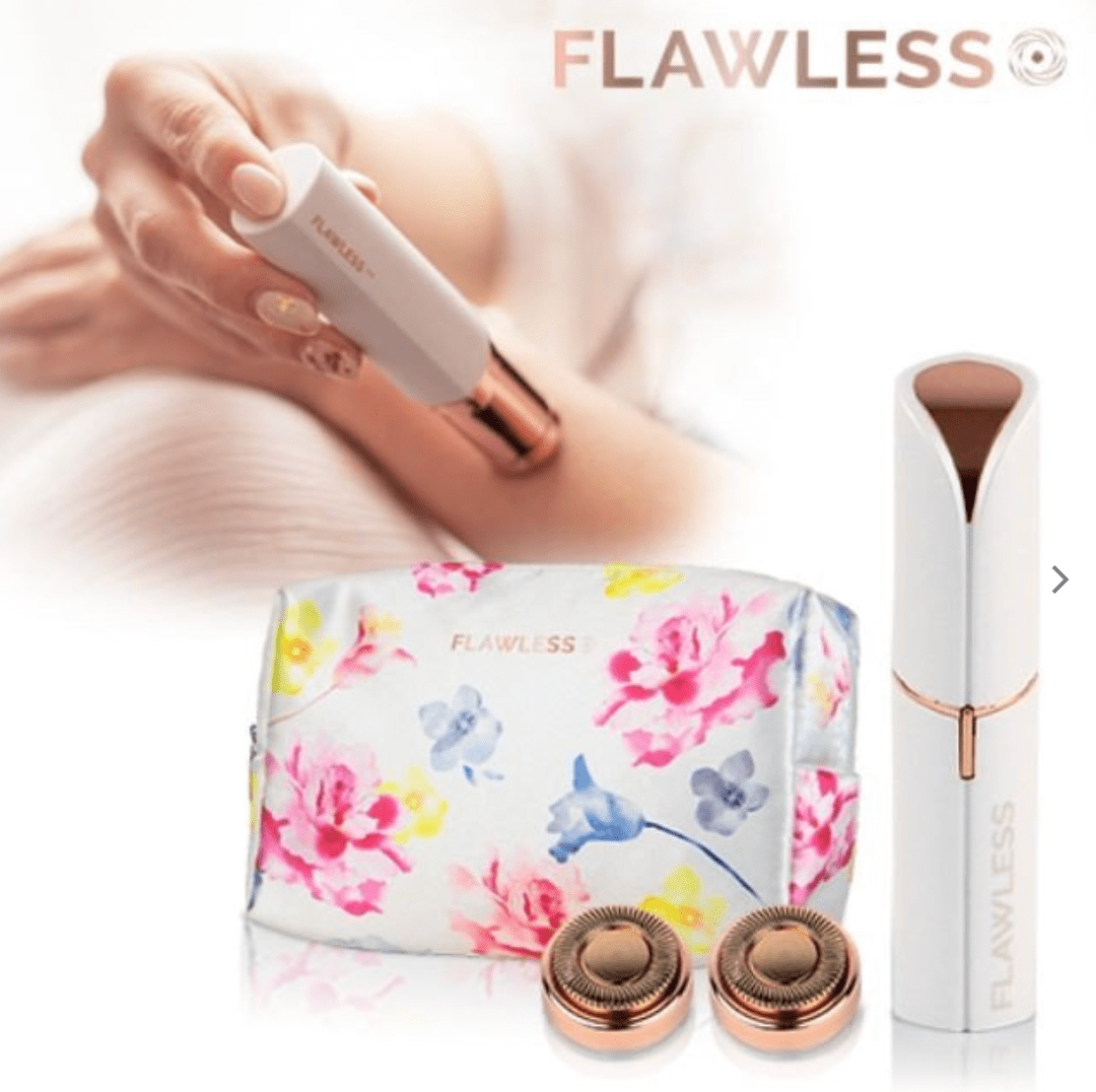 フローレス豪華スペシャルセット  　　　シェーバー カミソリ 剃刀 18金 シェービング ムダ毛  女性用 電気シェーバー コードレス 産毛 うぶ毛 髭 ひげ 脱毛