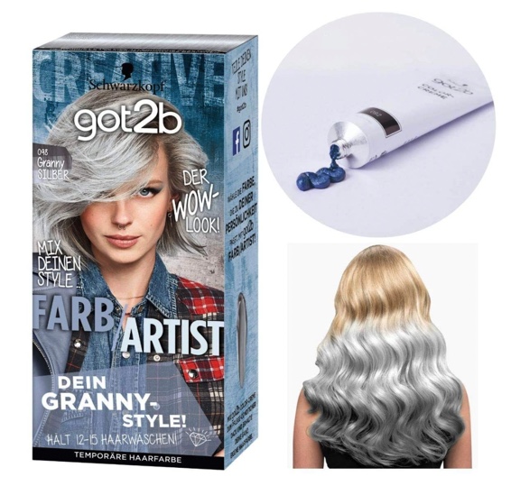シュワルツコフ got2b カラークリーム グラニーシルバー