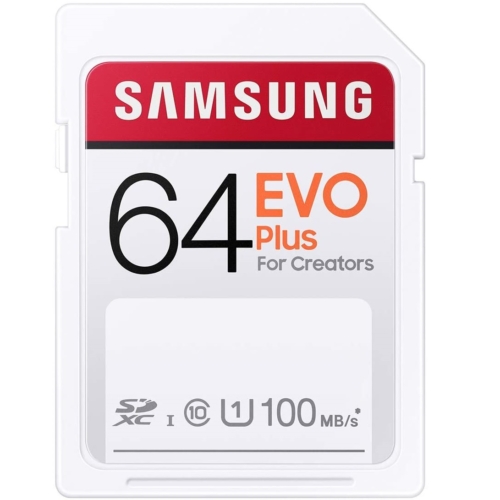 Samsung EVO Plus SDカード 64GB SDXC UHS-1 U1 MB-SC64H/EC