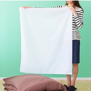 サンゴ ランドリーネット 布団用 大判 角型 平型