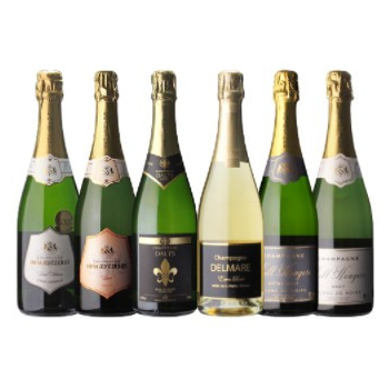 CHAMPAGNE HOUSE グランクリュ ブラン ド ブラン シャンパン入り6本セット