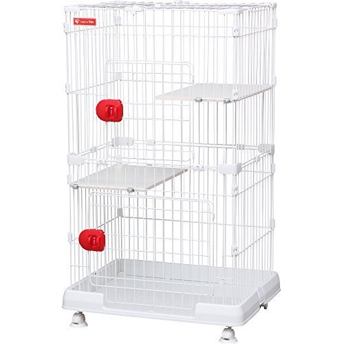 アイリスオーヤマ ミニキャットケージ ホワイト PMCC-115