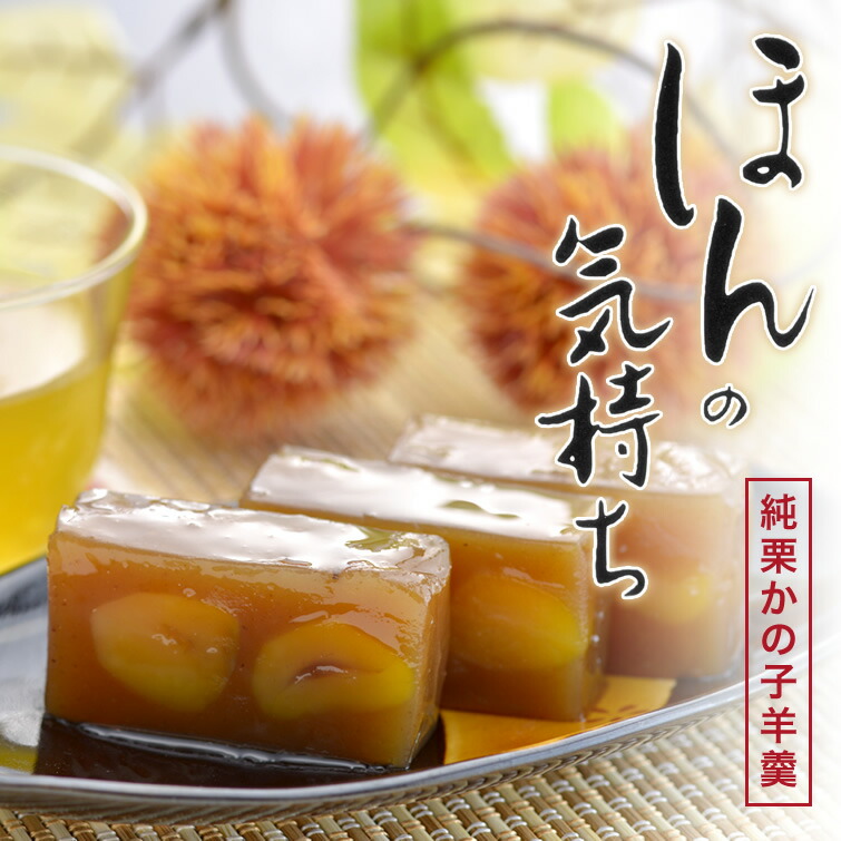 若山商店 純・栗かの子羊羹「ほんの気持ち」6本入