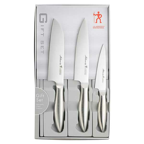 ヘンケルス ミラノα 三徳・洋包丁・ペティ 3ピースセット