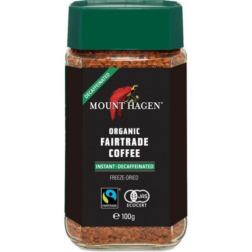 マウントハーゲン オーガニック フェアトレード カフェインレスインスタントコーヒー