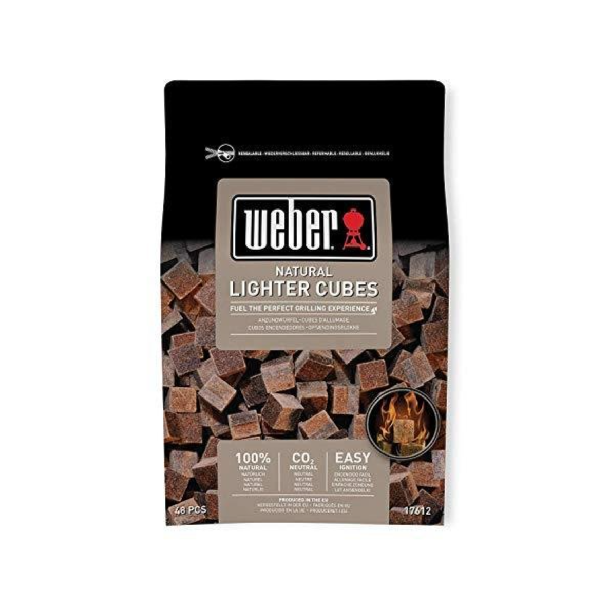 Weber（ウェーバー） 着火剤 点火キューブ ‎48個入 17612
