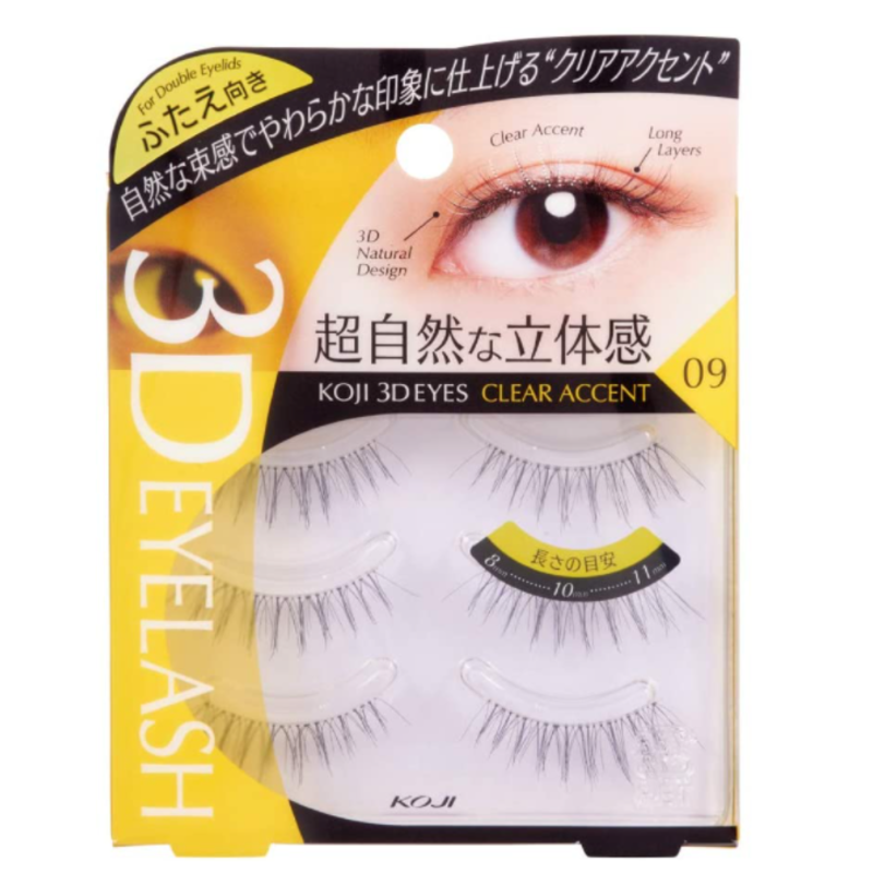 KOJI つけまつげ クリアアクセント