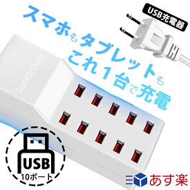 YSKCASE 10ポート USB充電器