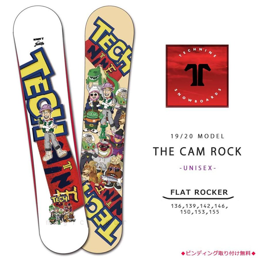 TECH NINE（テックナイン） CAMROCK JP FLAT ROCKER