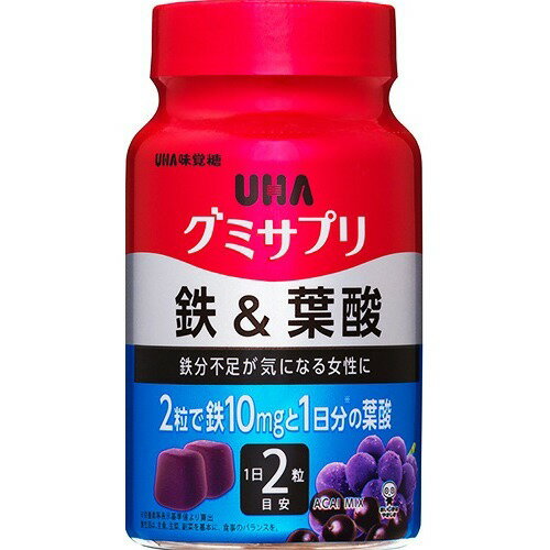 UHA 鉄&葉酸 60粒 30日分