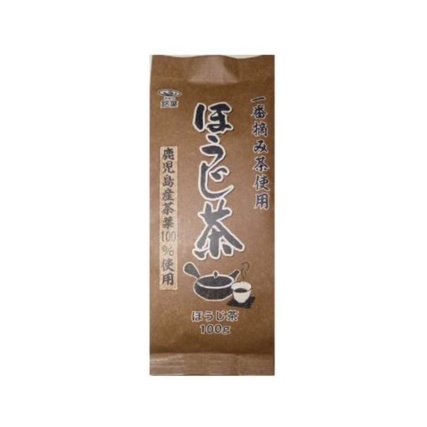丸七鈴木商店 銘葉 一番摘み茶使用 ほうじ茶（鹿児島県産） 100g×10個 B007K3UJZQ