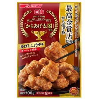 日清 からあげグランプリ最高金賞店監修 から揚げ粉 香ばししょうゆ味 ガーリック風味 4902110316155