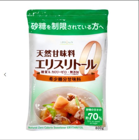 LOHAStyle（ロハスタイル）カロリーゼロ甘味料エリスリトール 4562350403024