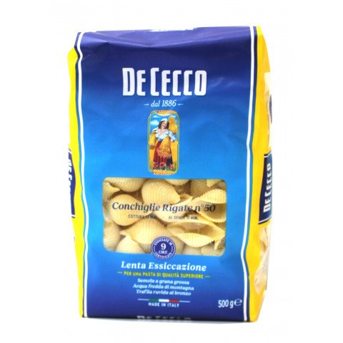 DE CECCO（ディ・チェコ）No.50 コンキリエリガーテ 8001250120502