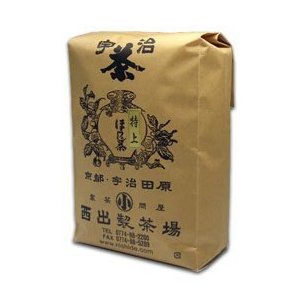 宇治茶専門店の「特上ほうじ茶」500ｇ袋入 京都和束と滋賀朝宮の純煎茶の一番茶葉 B0076D8JDY