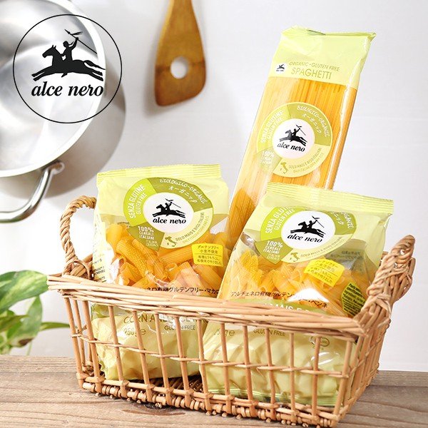ALCE NERO（アルチェネロ）有機グルテンフリーパスタ
