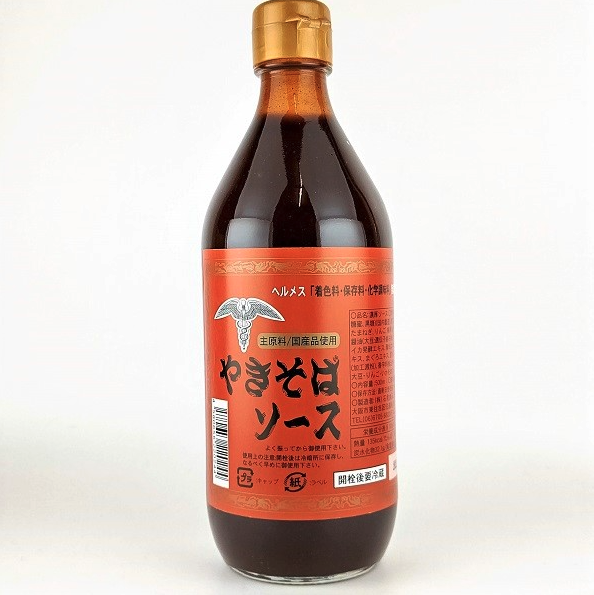 石見食品工業所 ヘルメス やきそばソース 500ml