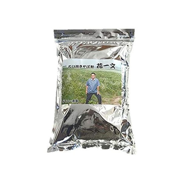 ダイコー製粉 北海道産 石臼挽きそば粉「花一文」 1kg