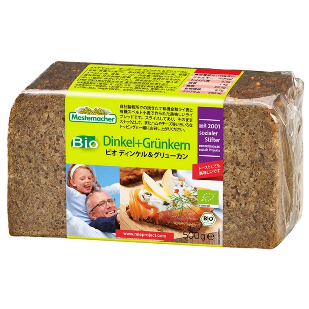 Mestemacher（メステマッハー） オーガニック ディンケル＆グリューンカン
