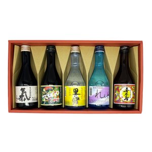奄美大島開運酒造 黒糖焼酎 飲み比べギフトセット 300ml×5本