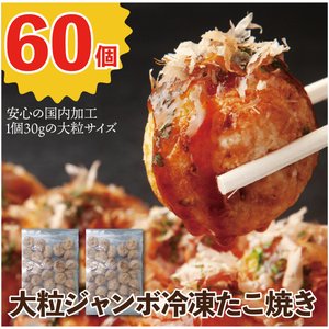 graine25 大粒ジャンボ冷凍たこ焼き 30個入り×2袋