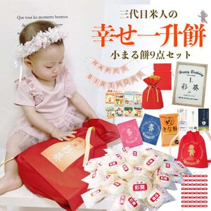 三代目米人 一升餅 小まる餅9点セット