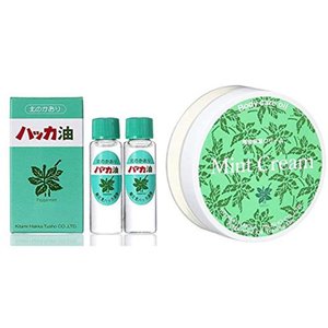 北見ハッカ通商 ハッカ油セット 12ml×2本 + ミントクリーム 20g