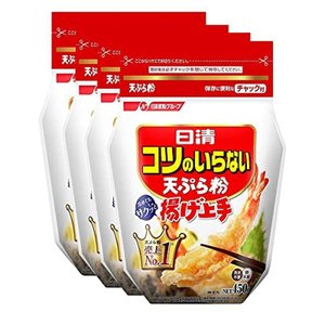 日清製粉ウェルナ コツのいらない天ぷら粉 450g×4袋