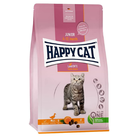 HAPPY CAT  ジュニア ファーム ダック (平飼いの鴨 / 穀物不使用)  ‎70544