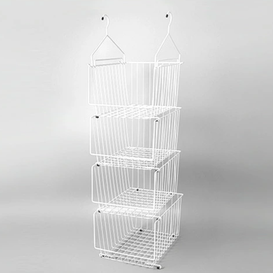 シューズホリック 吊り下げ収納ラック 4段 clz-11149