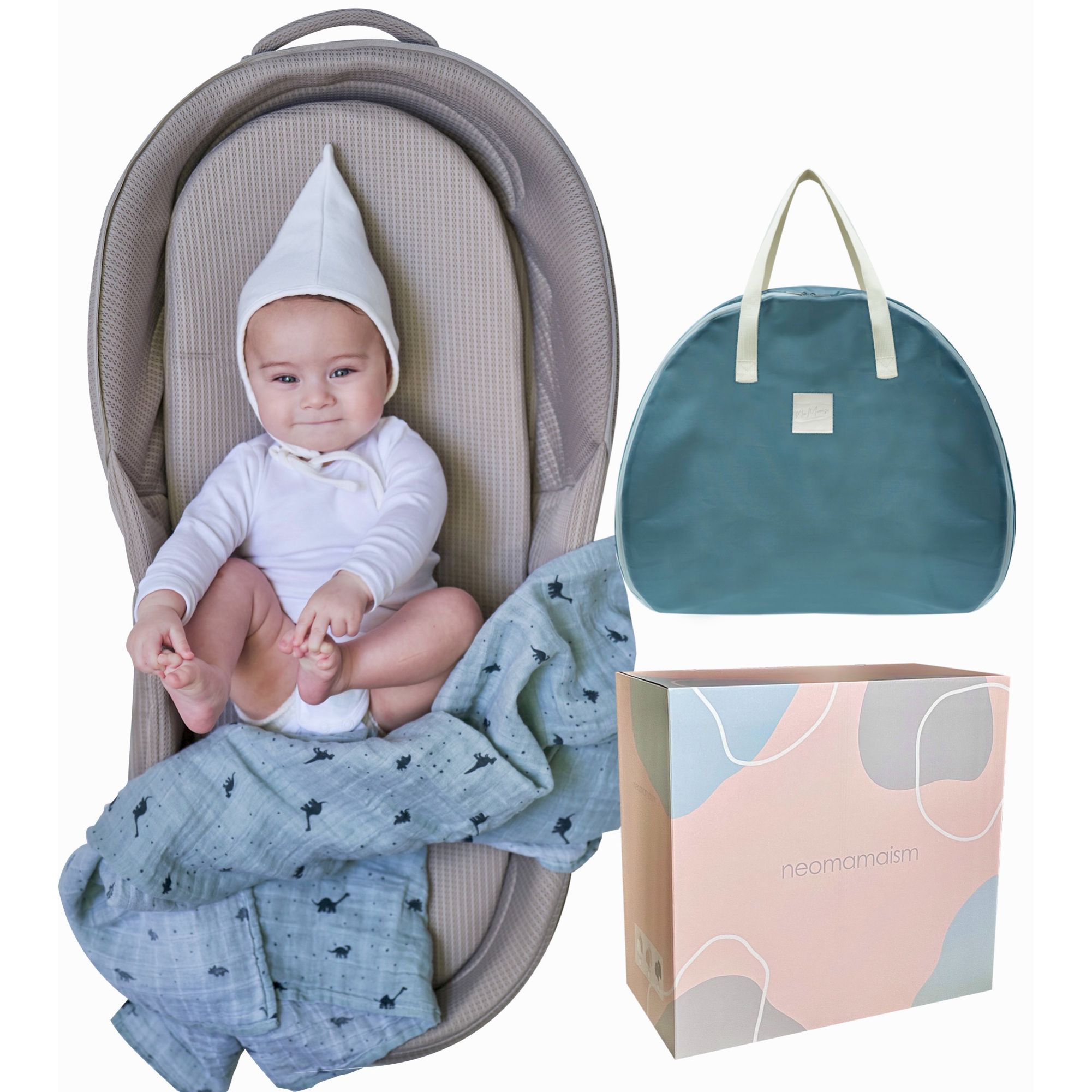 neomamaism（ネオママイズム） 新生児と添い寝ができる 折りたたみ ベッドインベッド