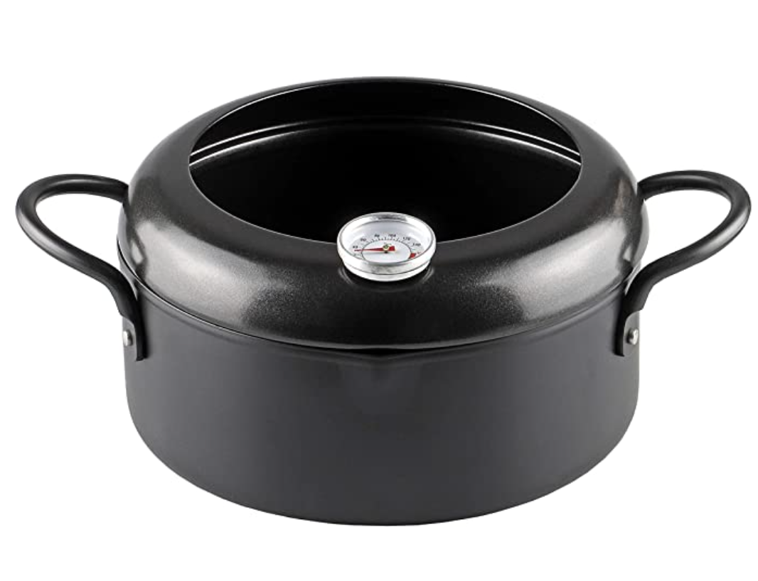 パール金属 天ぷら鍋 20cm 限定 ブラック AZ-5037
