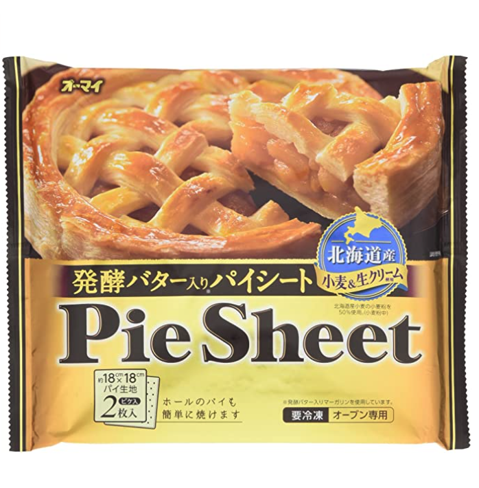 日本製粉 オーマイ 発酵バター入りパイシート 2枚入り