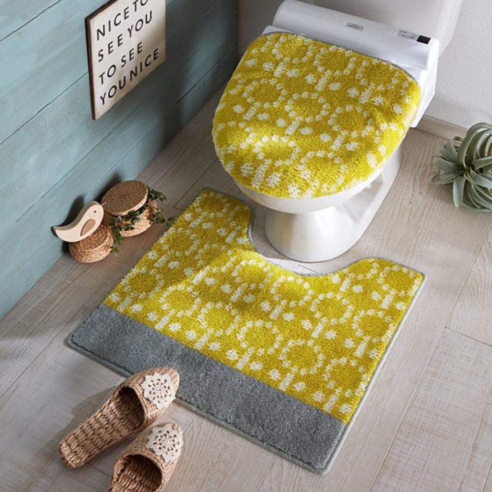 Belle Maison（ベルメゾン） 北欧調デザインの清潔仕様のトイレマット E7771301-001