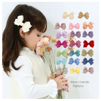 RaBerry リボン ヘアクリップ BA05