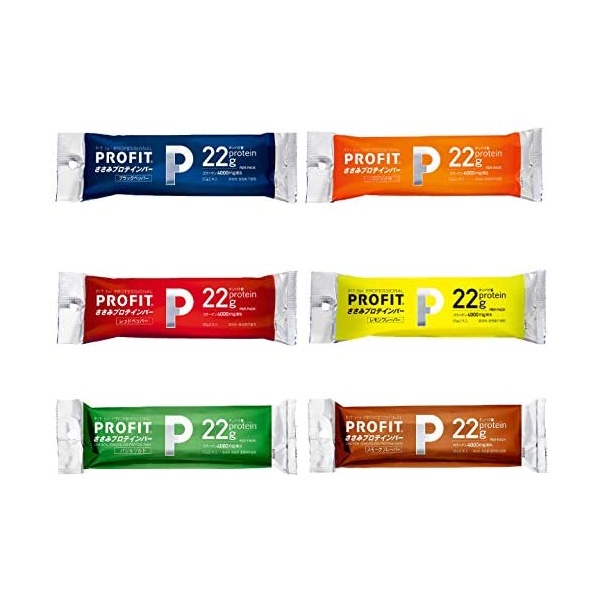 丸善 プロフィット ささみ プロテインバー 6種アソート