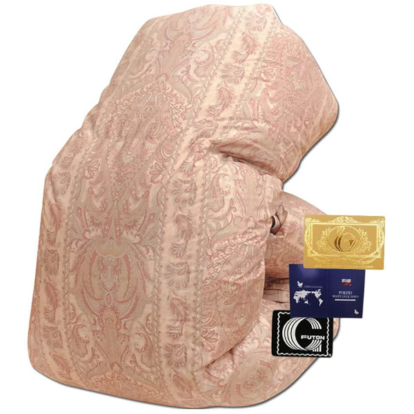 こだわり安眠館 日本製 羽毛布団 シングル ポーランド産 ホワイトダックダウン 93％