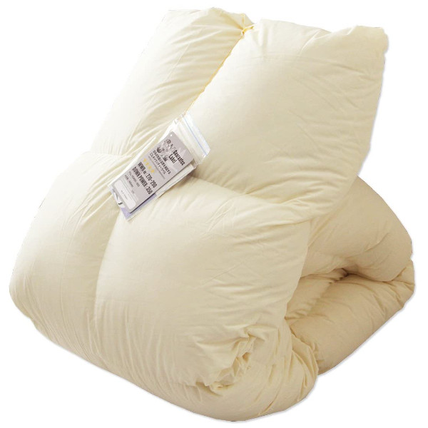 タンスのゲン 日本製 羽毛布団 シングル ホワイトダックダウン90％ 350dp 10119001