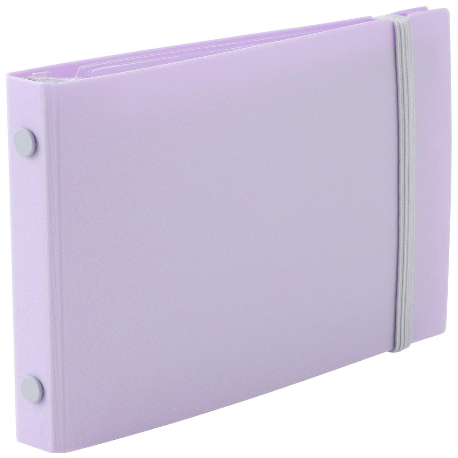 maruman（マルマン） ルーズリーフ バインダー ミニサイズ イントゥーワン プラス 5穴 ライトパープル FM63-30