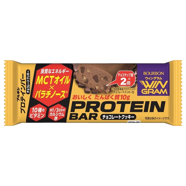 ブルボン プロテインバー チョコレートクッキー9本