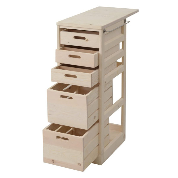 山善（YAMAZEN） キッチンストッカー（隠しキャスター付き） SBK-9030