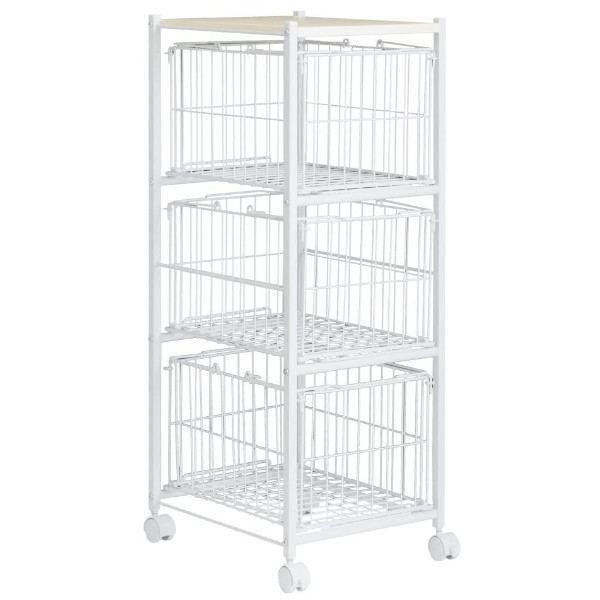 エア・リゾーム インテリア RECKS（レックス） キッチンワゴン キャスター付き