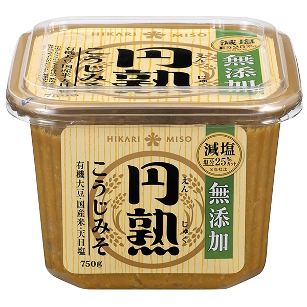 ひかり味噌 円熟こうじみそ 無添加減塩 750g