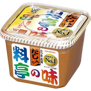 マルコメ 料亭の味 だし入り味噌 かつお・昆布 750g