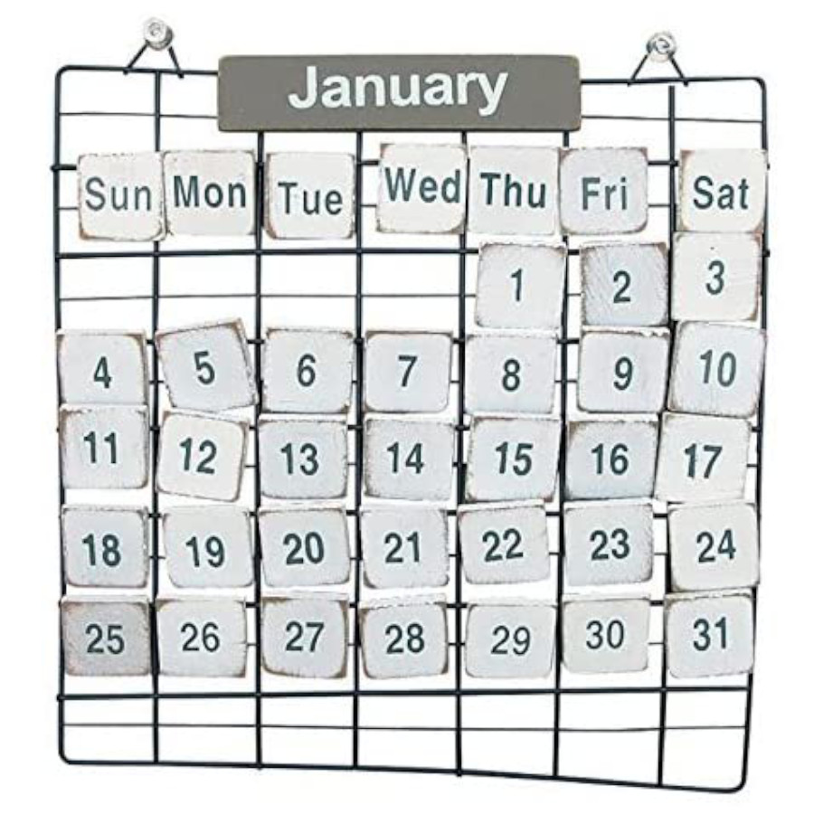 OLIVE 万年 ナチュラル 壁掛け プリミティブ カレンダー S