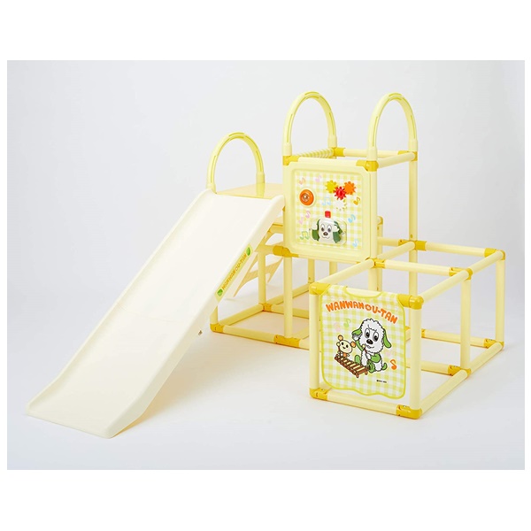 野中製作所 ワンワンとうーたん トイパネル付きおりたたみロングスロープジム