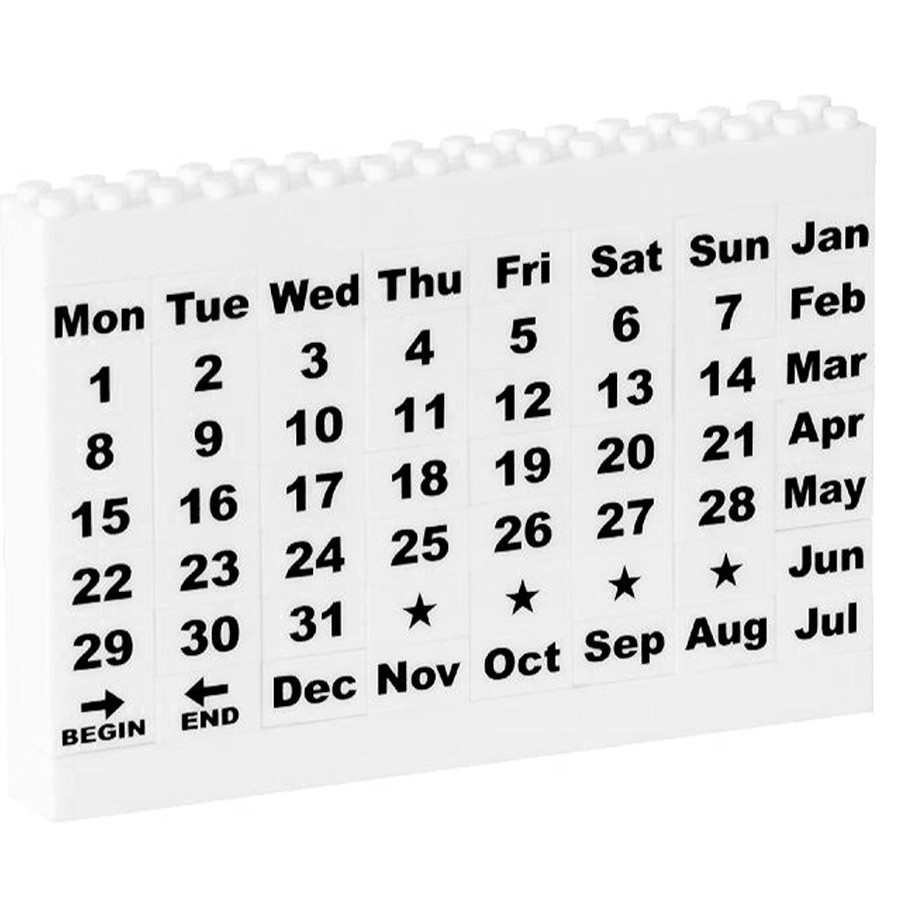 エピオス（Epios） モノトーン ブロック 万年 カレンダー 557437194