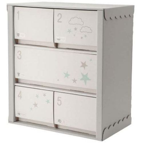 ベネッセコーポレーション  ベビーチェスト お世話ごとに収納できる５引き出し